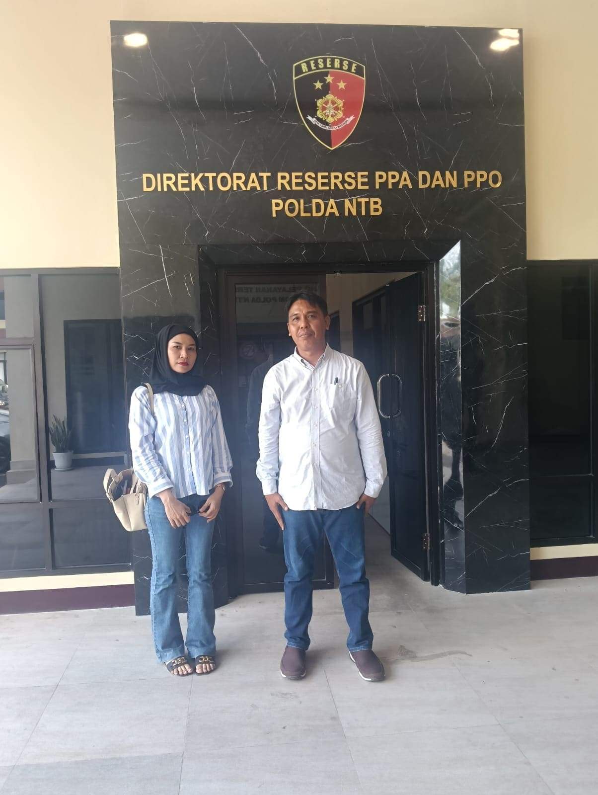 SUNGGUH KEJAM.! DUGAAN SUAMI MELAKUKAN KDRT, ISTRI LAPORKAN KE POLDA NTB
