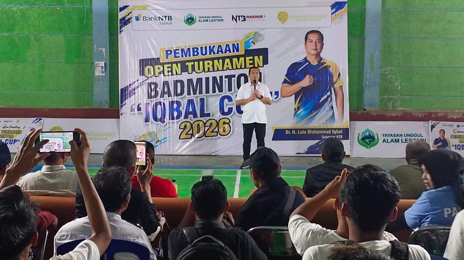 Gubernur NTB Buka Turnamen Iqbal Cup 2026 di Gunungsari, Jaring Bibit Atlet Menuju PON 2028